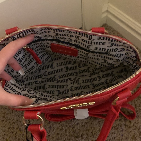 NWT!! Red Juicy Couture Dome Satchel!!! - Picture 2 of 2